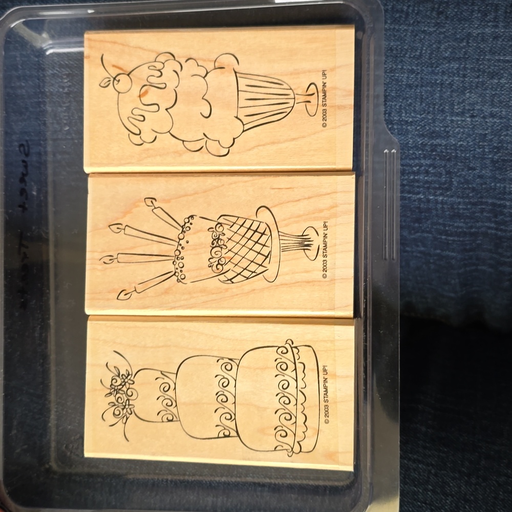 Stampin up! Sweet Treats Wooden stamp set